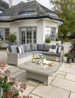 Palma Grande High/Low Table with Glass Top