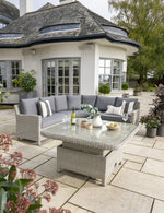 Palma Grande High/Low Table with Glass Top