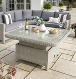 Palma Grande High/Low Table with Glass Top