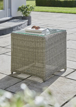 Palma Wicker Side Table 45x45cm