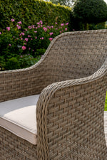 Kettler Charlbury Wicker 6 Seat Dining Set with Round Table