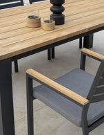 elba 6 Seat Dining Set with 3 Chairs and 1 Bench