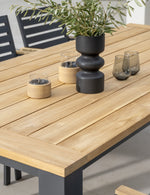 elba 8 Seat Dining Set with 2 x Benches and 1 x Dining Table