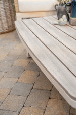 Avora 4 Seat Wicker Lounge Set with Wood Effect Tabletop