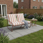 Cloud Relaxer 2 Seat Aluminium Sofa