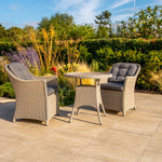 Foxley 2 Seat Wicker Bistro Set with 70cm Round Table