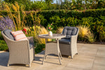 Foxley 2 Seat Wicker Bistro Set with 70cm Round Table