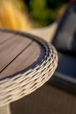 Foxley 2 Seat Wicker Bistro Set with 70cm Round Table