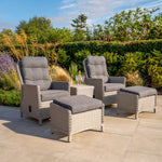 Foxley Companion Set with Side Table and Footstools