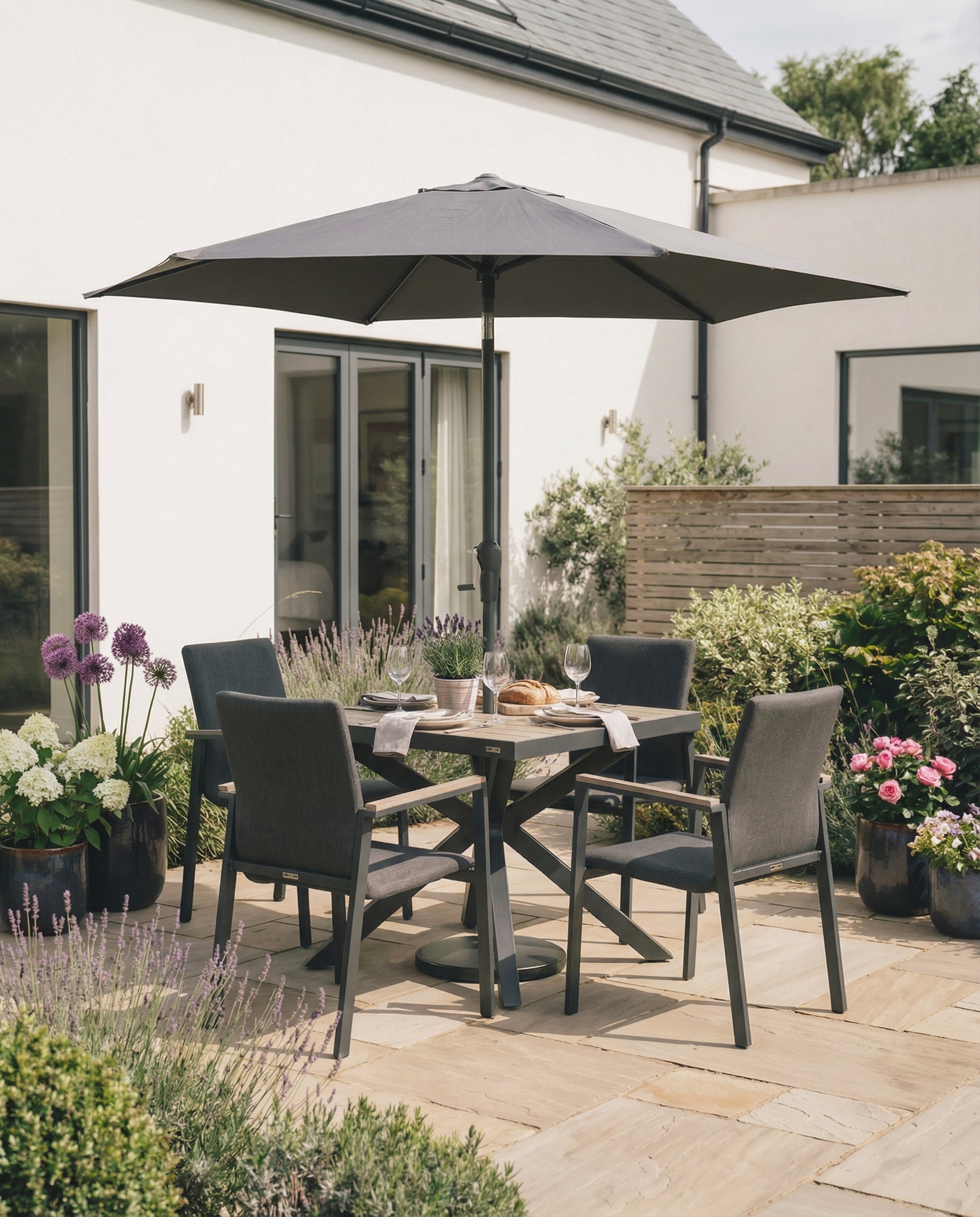 4 seat patio set with umbrella Tudor Dining Parasol & Base – Kettler GB Collectible mini helmet Bell Bullitt GT Command back elegance of endless Helmet Size:61+