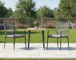 Merano Bistro Set with 60x60cm Square Table