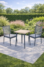 Merano Bistro Set with 60x60cm Square Table