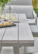 Como Corner Lounge/ Dining Set with Footstools