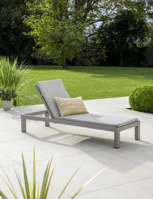 Pebble Sunlounger with Cushion