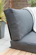 Elba Low Lounge Corner Set with Square Firepit