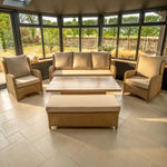 Derwent 7 Seat Sofa Set and 150x90cm High/Low Table