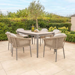 Isla 6 Seat Wicker Dining Set