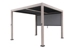Signature Pergola Textilene Blind Cassette Grey