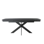 Vermont 6 Seat Dining Set with Extendable Heat Resistant table and 6 Auto swivel dining chairs