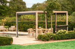 Kettler Signature Pergola in Wood Effect. Available in 3 Sizes
