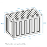 Kettler Alba 870L Weatherproof Garden Storage Box