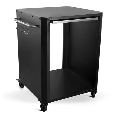 Pizza Oven Table with Wheels