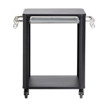 Pizza Oven Table with Wheels