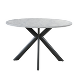 Boston Round Table heat resistant melamine table - Light Grey