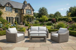 Azore Wicker Sofa Set with Coffee Table