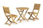 Hampton 2 Seat Wood Bistro Set