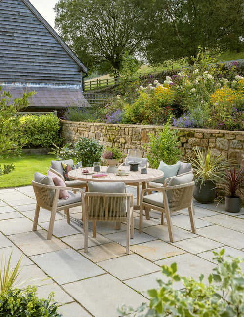 Cora 6 Seat Round Dining Set