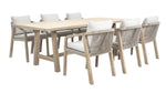 Cora 6 Seat Dining Set with Rectangular Table