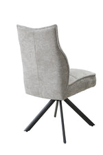 Rachel Auto Swivel Dining Chair with pocket sprung- Sand (pair)