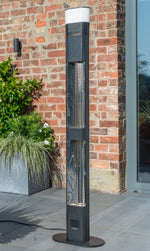Kalos Ibiza Floor Standing Garden Heater with LED and Wireless Speaker 170cm
