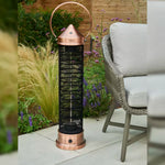 Kalos Copper Lantern Patio Heater 73cm - 84cm - 98cm