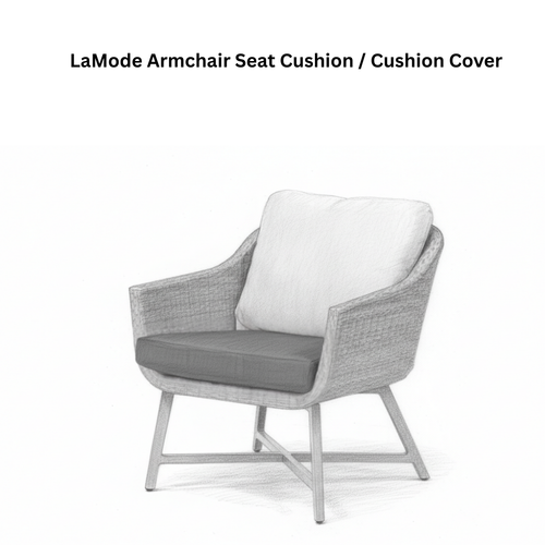 LaMode Armchair Seat Cushion / Cushion Cover