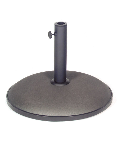 Parasol Base 15kg Round Iron Grey Concrete