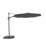 3.0m Round Free Arm Parasol Wood Effect