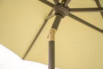 2.5M Wind Up Parasol with Auto Tilt & Night Cover