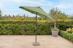 3M Wind Up Parasol with Auto Tilt & Night Cover