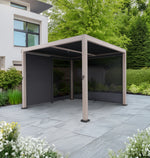 Signature Pergola Textilene Blind Cassette Grey