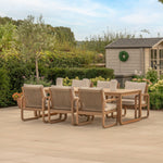Lando 6 Seat Acacia Wood Dining Set