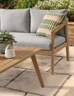 Nara FSC Acacia Wood 4 Seat Corner Set