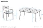 Verde 6 Seat Dining Set
