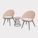 Boho 3 Piece Balcony Lounge Set