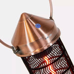 Kalos Copper Lantern Patio Heater 73cm - 84cm - 98cm