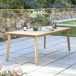 Durban Dining Set 8 Seat with Rectangular Wood Table