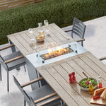 elba Fire Pit Station - Grey