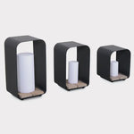 elba 3 piece LED Candle Set