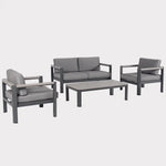 Gio 4 Seat Lounge Set including Coffee Table